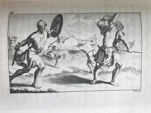 1763年 尤维纳利斯与佩尔修斯讽刺诗集 15帧铜版画插图 皮装18开 商品图12