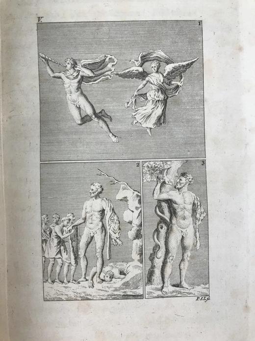 1763年 尤维纳利斯与佩尔修斯讽刺诗集 15帧铜版画插图 皮装18开 商品图6