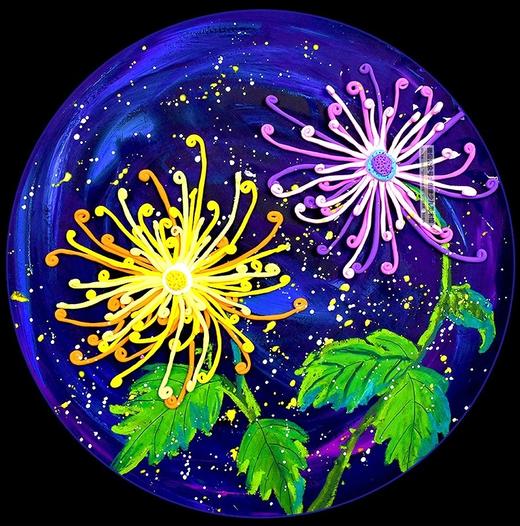 《秋菊有佳色》菊花/轻粘土/手工【自动发货：下单后，点击手机短信中收到的链接，即可获取文件下载的链接；如有任何问题，可添加客服微信hm33268获得帮助】 商品图0