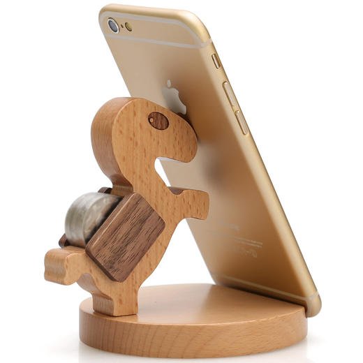 初心创意动物小马小狗老虎手机支架