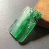 高冰种阳绿翡翠戏曲雕牌 商品缩略图8