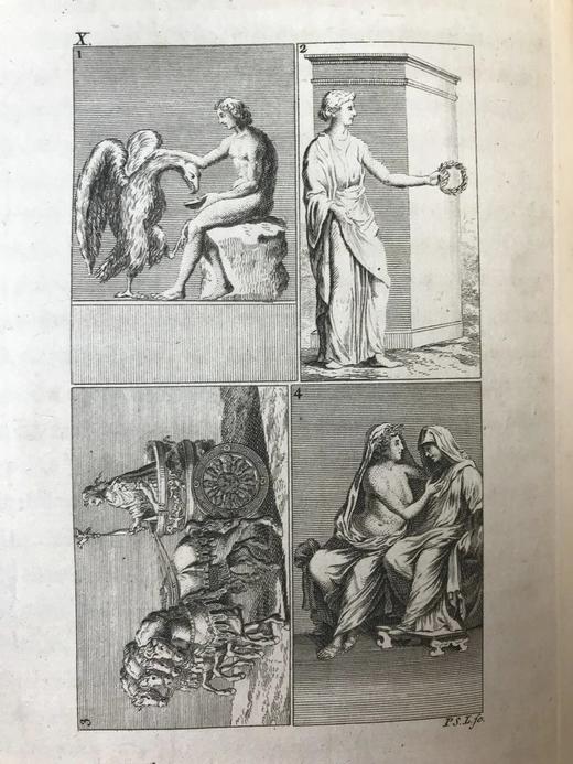 1763年 尤维纳利斯与佩尔修斯讽刺诗集 15帧铜版画插图 皮装18开 商品图13