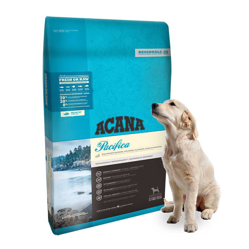 加拿大Acana爱肯拿地域系列太平洋深海鱼配方幼犬成犬全犬粮 11.4 kgJPY带授权招加盟代理