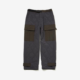 SOE QUILTED CARGO TROUSERS 起绒质感大口袋军裤