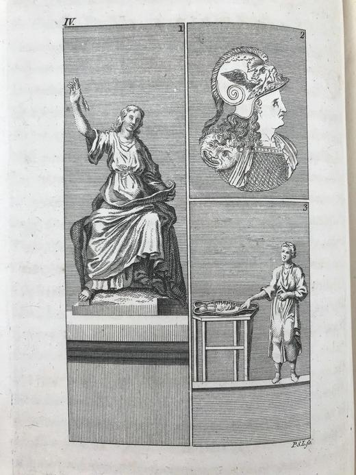1763年 尤维纳利斯与佩尔修斯讽刺诗集 15帧铜版画插图 皮装18开 商品图7