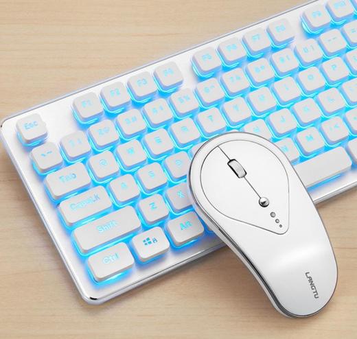 【键鼠套装】无线键盘鼠标套装游戏办公家用静音真机械手感笔记本电脑键鼠套装 商品图1