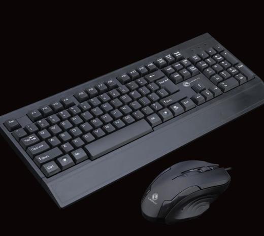 。【键鼠套餐】电脑键盘 8017 usb有线游戏鼠标 USB 键盘 键盘鼠标套餐 商品图2
