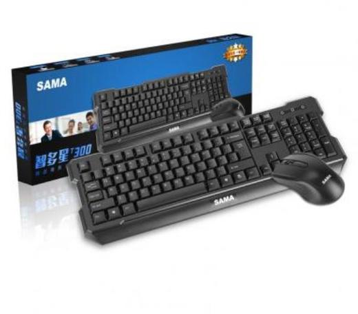 【键鼠套装】SAMA先马T300键盘鼠标套装有线键鼠套装USB 商品图0