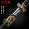 霸王剑 掌门沈州 全手工传统收藏宝剑 龙泉沈广隆剑铺宝剑 定制品  工艺品 未开刃 镀金银装 商品缩略图0