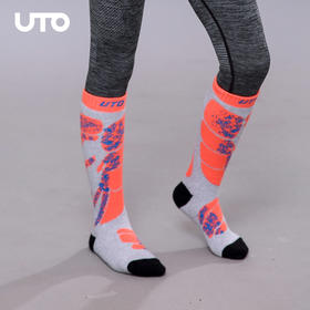 UTO/悠途UTO悠途能系列长筒运动袜跑步高筒压缩袜户外儿童滑雪袜