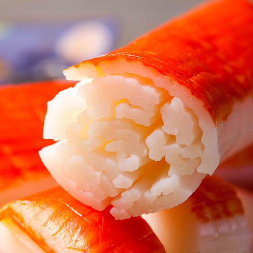 日本进口零食丸玉水产北海道新鲜长脚即食蟹肉棒蟹肉卷蟹柳45g
