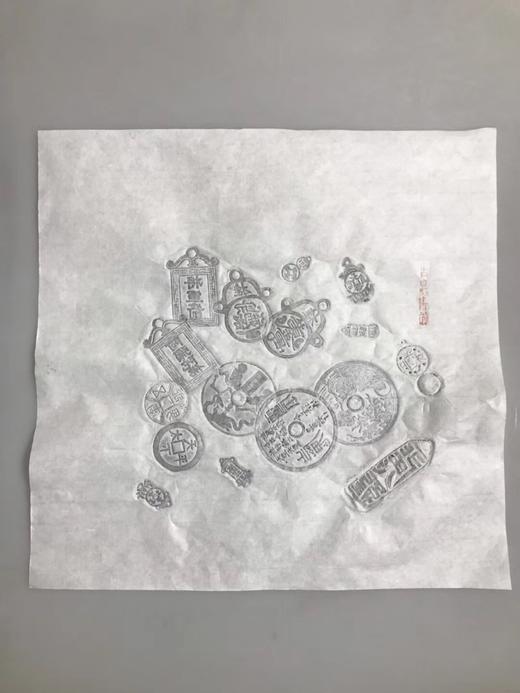 【文创】精工水墨珍惜拓片小品之一 商品图7