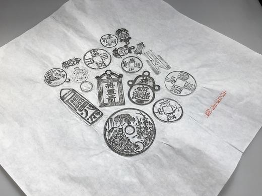 【文创】精工水墨珍惜拓片小品之二 商品图3