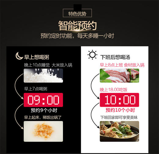 【授权商品】苏泊尔（SUPOR）电饭煲电饭锅4L容量微压力焖煮CFXB40FC829D-75（24小时预约）JPY带授权招加盟代理 商品图3