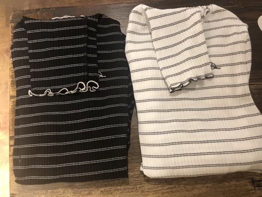 （3折）rinrinka条纹高领打底 商品图4