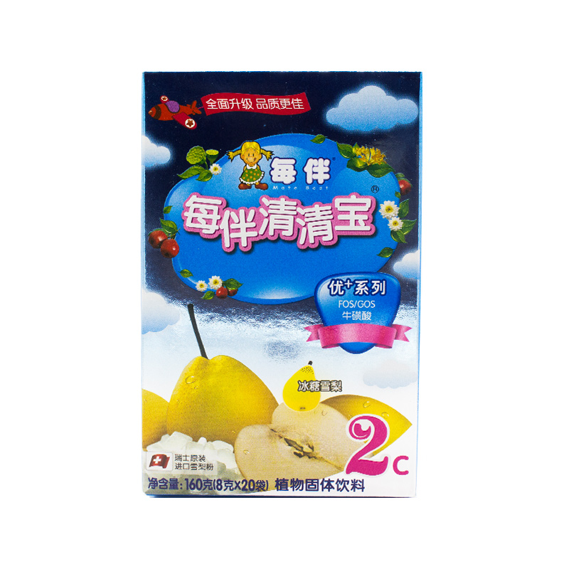 每伴雪梨味清清宝蓝色优加二段160gJPY带授权招加盟代理