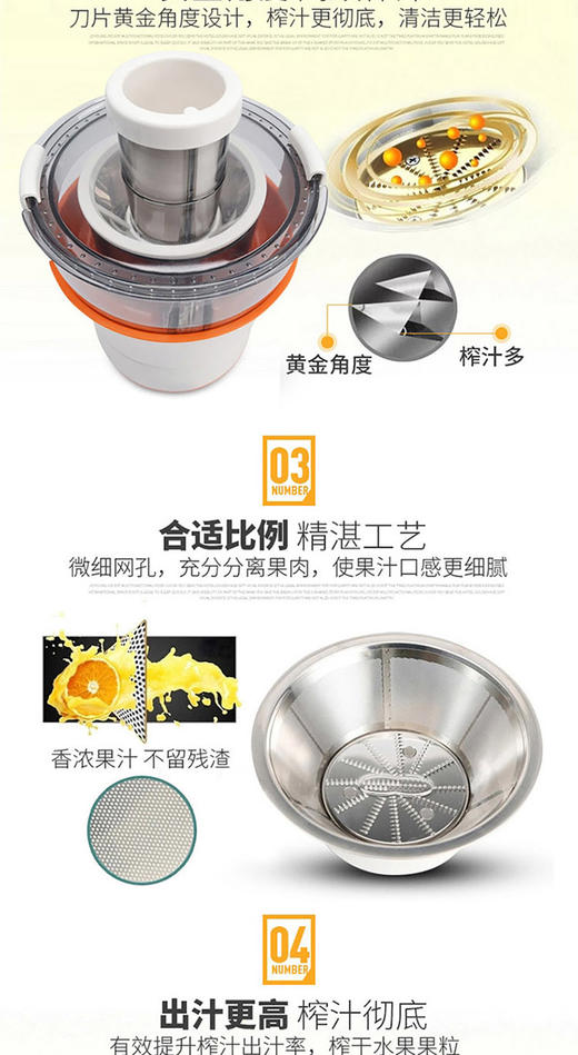 【授权商品】九阳(Joyoung)JYZ-D02V九阳多功能榨汁机搅拌绞肉包邮家用榨汁机JPY带授权招加盟代理 商品图7