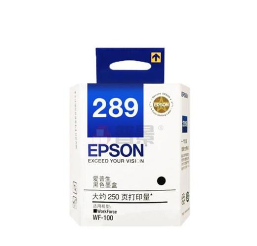【墨盒】。爱普生EPSON打印机 彩色黑色墨盒 T289 T290 适用WF-100 墨盒 商品图0
