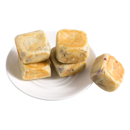 【杨先生仙豆糕 】紫薯芝士 抹茶红豆仙豆糕虎皮饽饽 外酥里嫩300g/盒（6个装） 商品图4