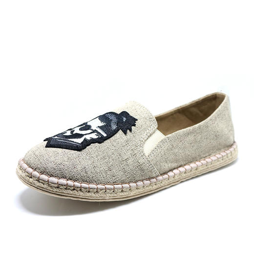 【买麻鞋，雅路人】防脚臭，夏季新款男鞋懒人鞋手工麻鞋时尚男鞋千层底布鞋1904-04M胡子款 商品图5