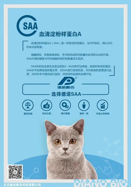 德诺SAA检测卡-猫炎症水平追踪最有效的手段（原料进口） 商品图4