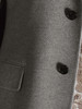 Stylbiella 羊绒羊毛灰色切斯菲尔德大衣 商品缩略图3