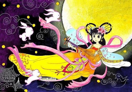 《千里共婵娟》中秋节【自动发货：下单后，点击手机短信中收到的链接，即可获取文件下载的链接；如有任何问题，可添加客服微信hm33268获得帮助】 商品图0