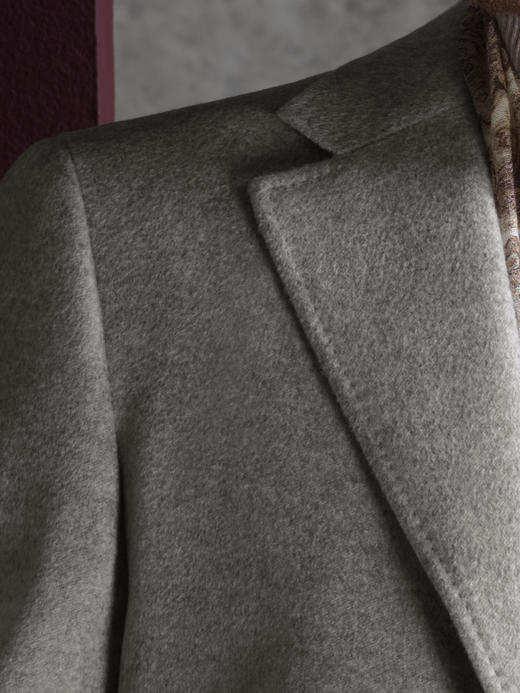 Stylbiella 羊绒羊毛灰色切斯菲尔德大衣 商品图1