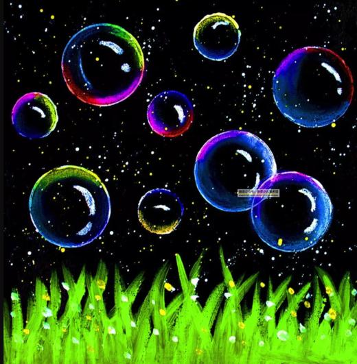 《五彩泡泡》低幼【自动发货：下单后，点击手机短信中收到的链接，即可获取文件下载的链接；如有任何问题，可添加客服微信hm33268获得帮助】 商品图0