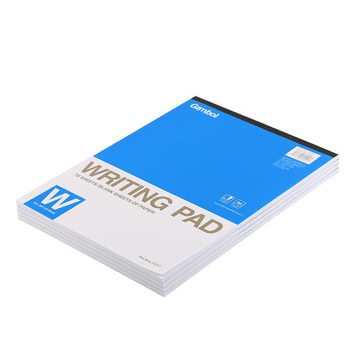 国誉(KOKUYO)Gambol渡边空白页拍纸本子/草稿本 A4/70页  蓝白 1本装 WCN-A4-700 商品图0