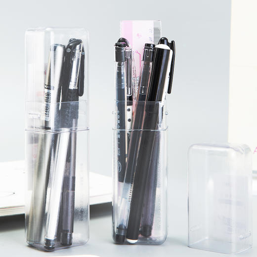 得力(deli)0.5mm中性笔芯签字笔水笔替芯 子弹头黑色20支/桶33402 商品图4