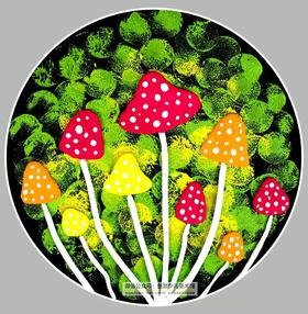 《丛林中的蘑菇》低幼【自动发货：下单后，点击手机短信中收到的链接，即可获取文件下载的链接；如有任何问题，可添加客服微信hm33268获得帮助】