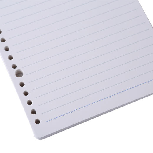 国誉(KOKUYO)Campus26孔 浅蓝 8mm横线*26行活页本子替换芯纸B5/100页 1本装 WCN-CLL1110 商品图2