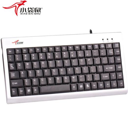 *【键盘】小袋鼠DS-9821台式电脑笔记本有线超薄迷你工控数控机床防水键盘 商品图0