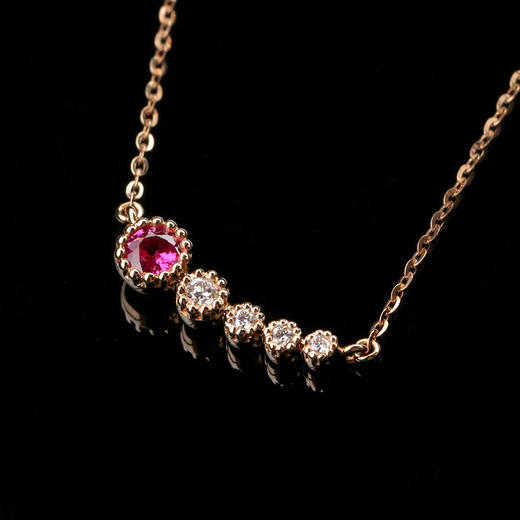 「晨光里遇见你」✿桃花项链 商品图3