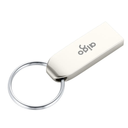 爱国者（aigo）8GB USB2.0 U盘 U268迷你款 银色 金属车载U盘 商品图3
