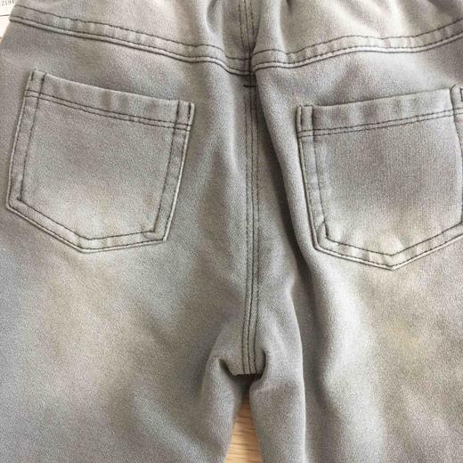 棉果果春秋季女童针织牛仔加内里加厚长裤M322200219548 商品图2