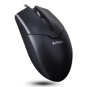 双飞燕（A4TECH) OP-550NU 鼠标 有线鼠标 办公鼠标 便携鼠标 对称鼠标 黑色