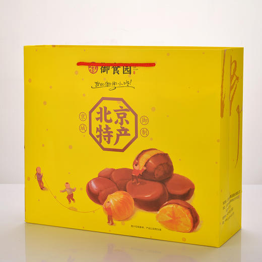 往来礼局 御食园甘栗仁500g*2 零食坚果特产熟板栗仁礼盒送礼袋 商品图2