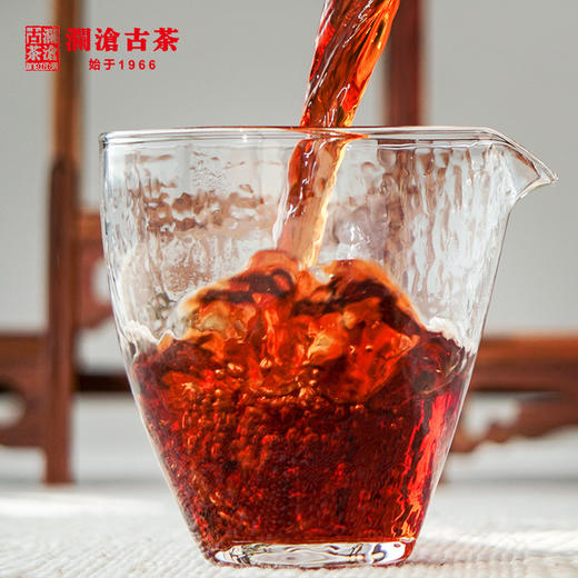 澜沧古茶时间的味道8年醇普洱茶熟茶饼茶云南茶叶送礼盒装240g 商品图2