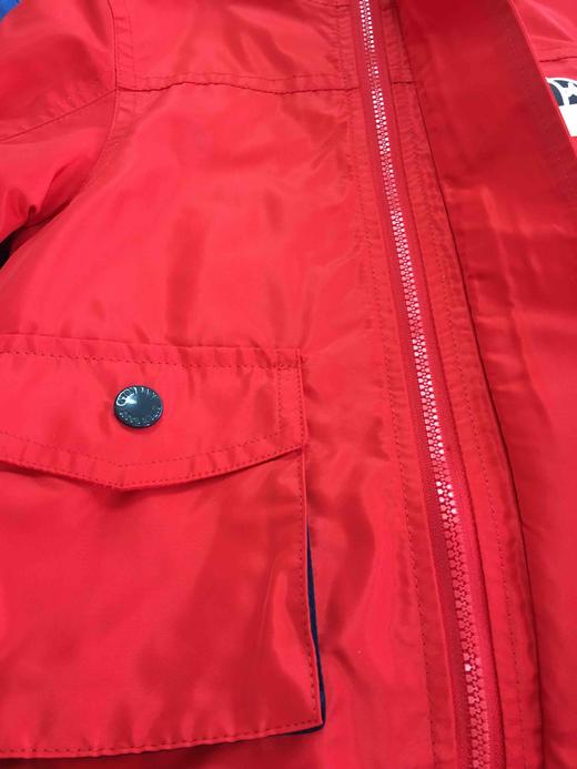 棉果果春秋季男童涤纶+摇粒绒连帽风衣外套 M312130319512 商品图4