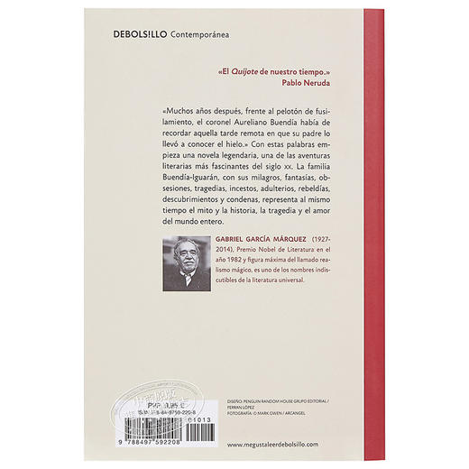 【中商原版】【西班牙文版】马尔克斯：百年孤独 Cien años de soledad 文学名著 商品图1