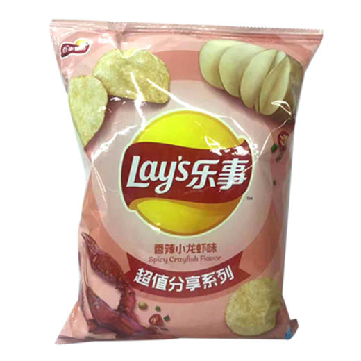 乐事香辣小龙虾味薯片135g 商品图0