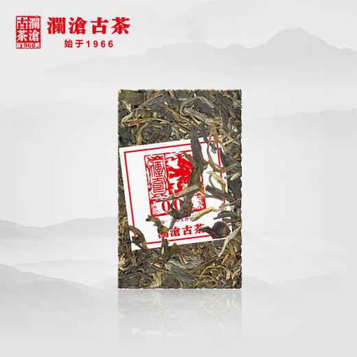 【积分兑换】澜沧古茶001小砖2018年景迈古树春茶云南普洱茶生茶叶125g砖茶 商品图1