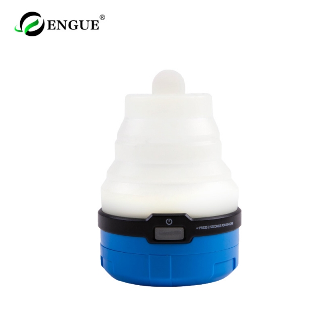 【授权商品】恩谷ENGUE 充电式伸缩营地灯 EG-988A 充电款-蓝色JPY带授权招加盟代理