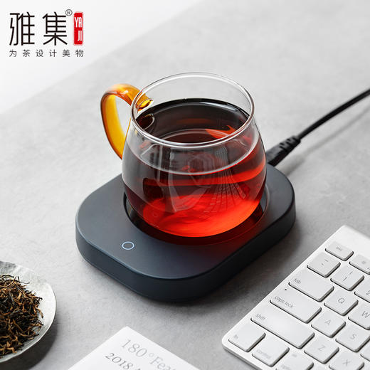 雅集茶具 分线触控保温底座 茶杯保温恒温加热器 商品图0