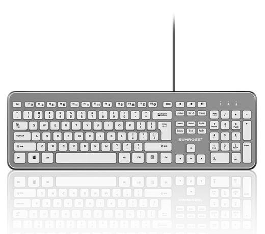 *【键盘】小太阳台式 笔记本电脑 通用USB接口有线防水巧克力键盘 商品图3