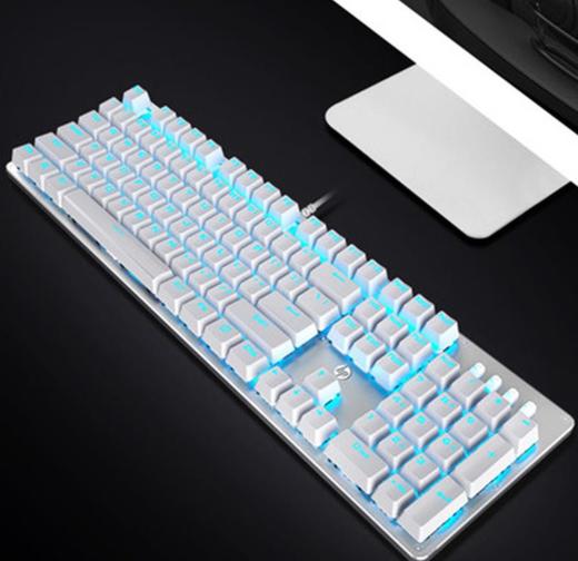 【机械键盘】GK100机械键盘青轴黑轴茶轴游戏吃鸡台式电脑笔记本有线USB单键盘 商品图2