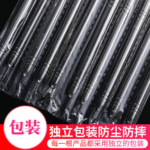 唐宗筷 304不锈钢筷子 防滑 防烫 耐摔10双装 加厚金属中式款 22.5cm 餐具套装 C6288 商品图3