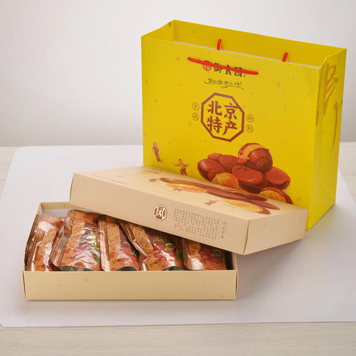 往来礼局 御食园甘栗仁500g*2 零食坚果特产熟板栗仁礼盒送礼袋 商品图1